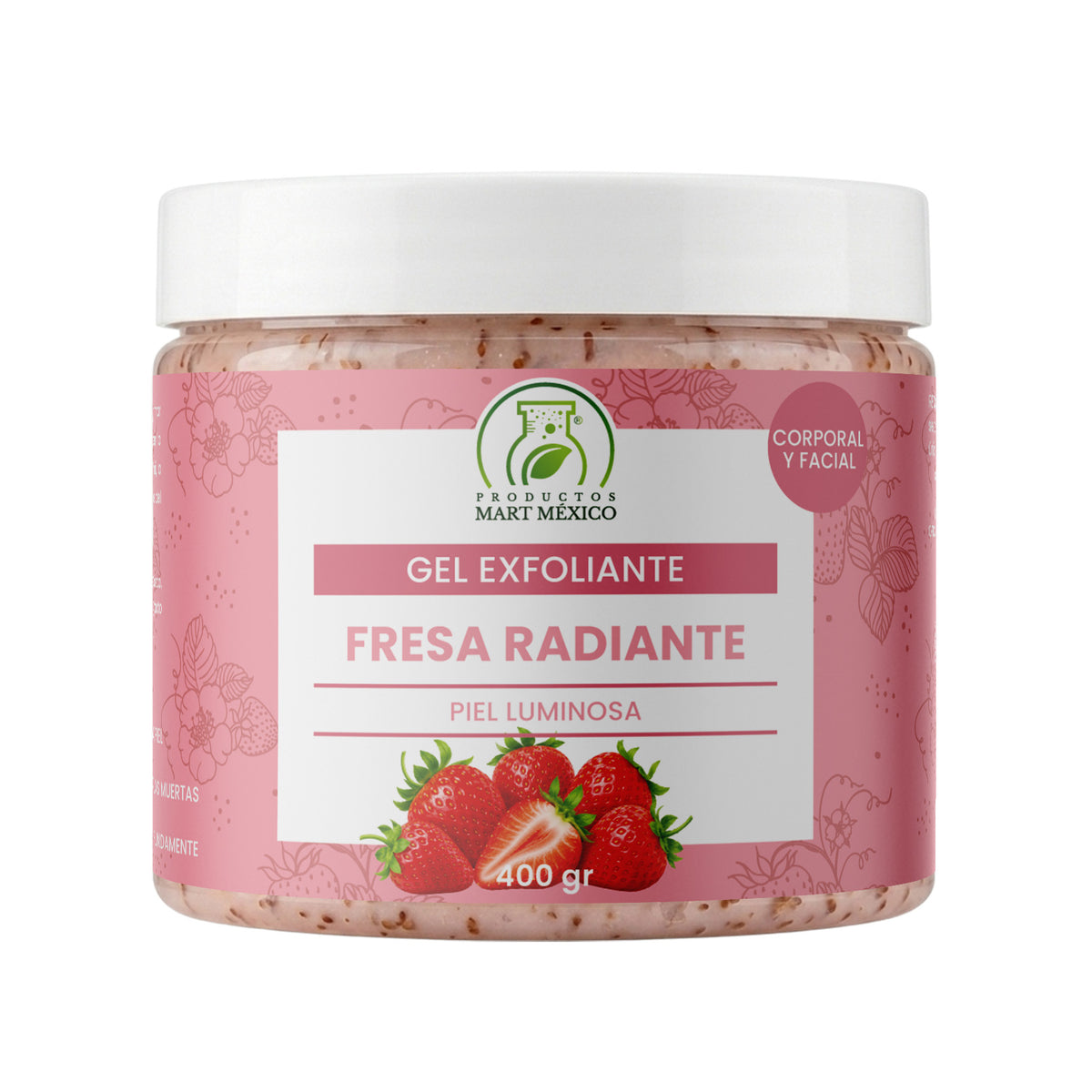 Gel exfoliante fresa radiante