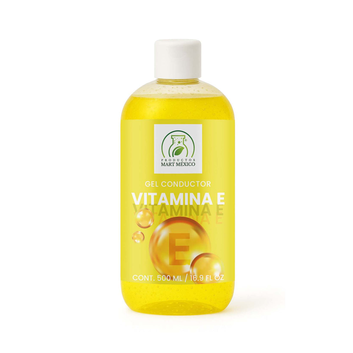 Gel conductor con vitamina E para aparatología