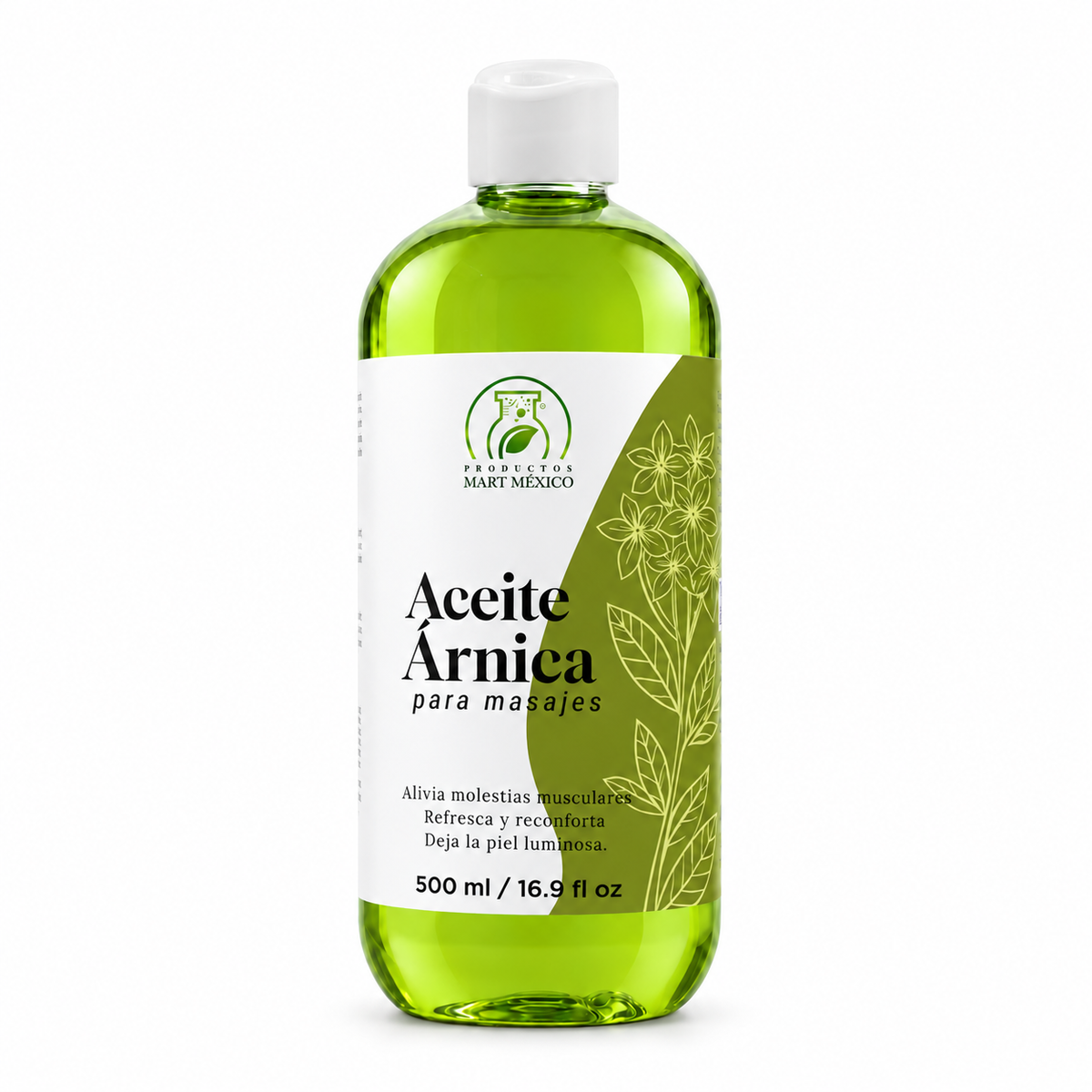 Aceite de árnica para masajes calmante