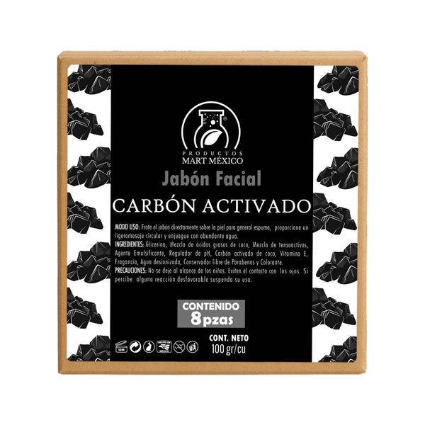 Jabón de carbón activado