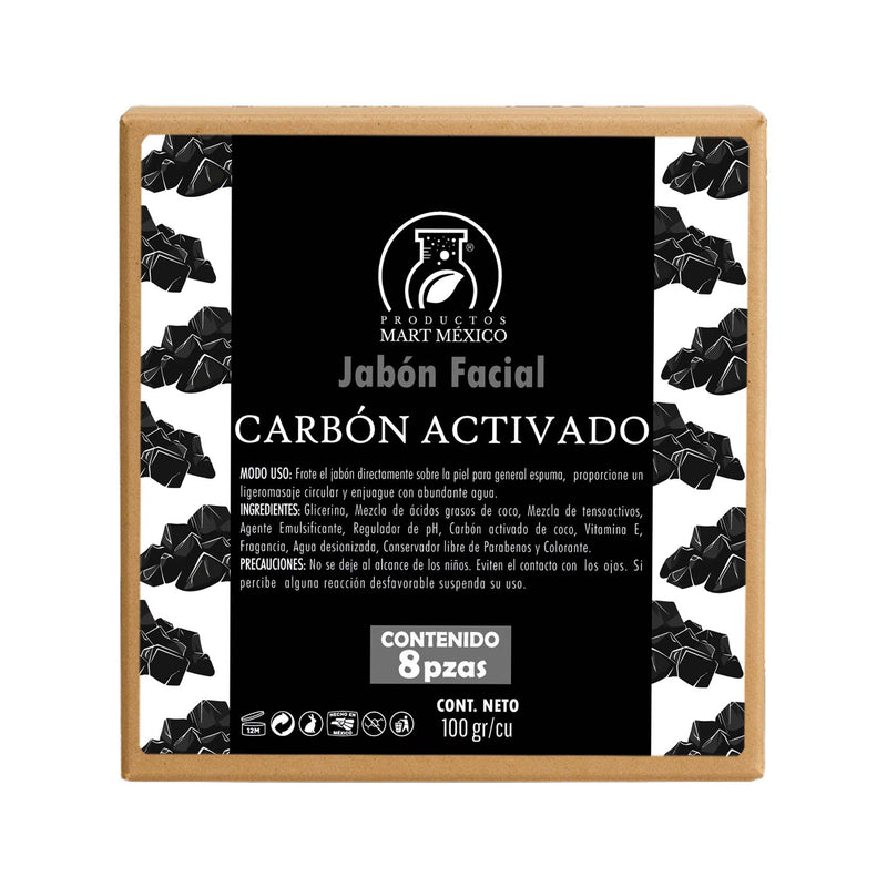 Jabón de carbón activado