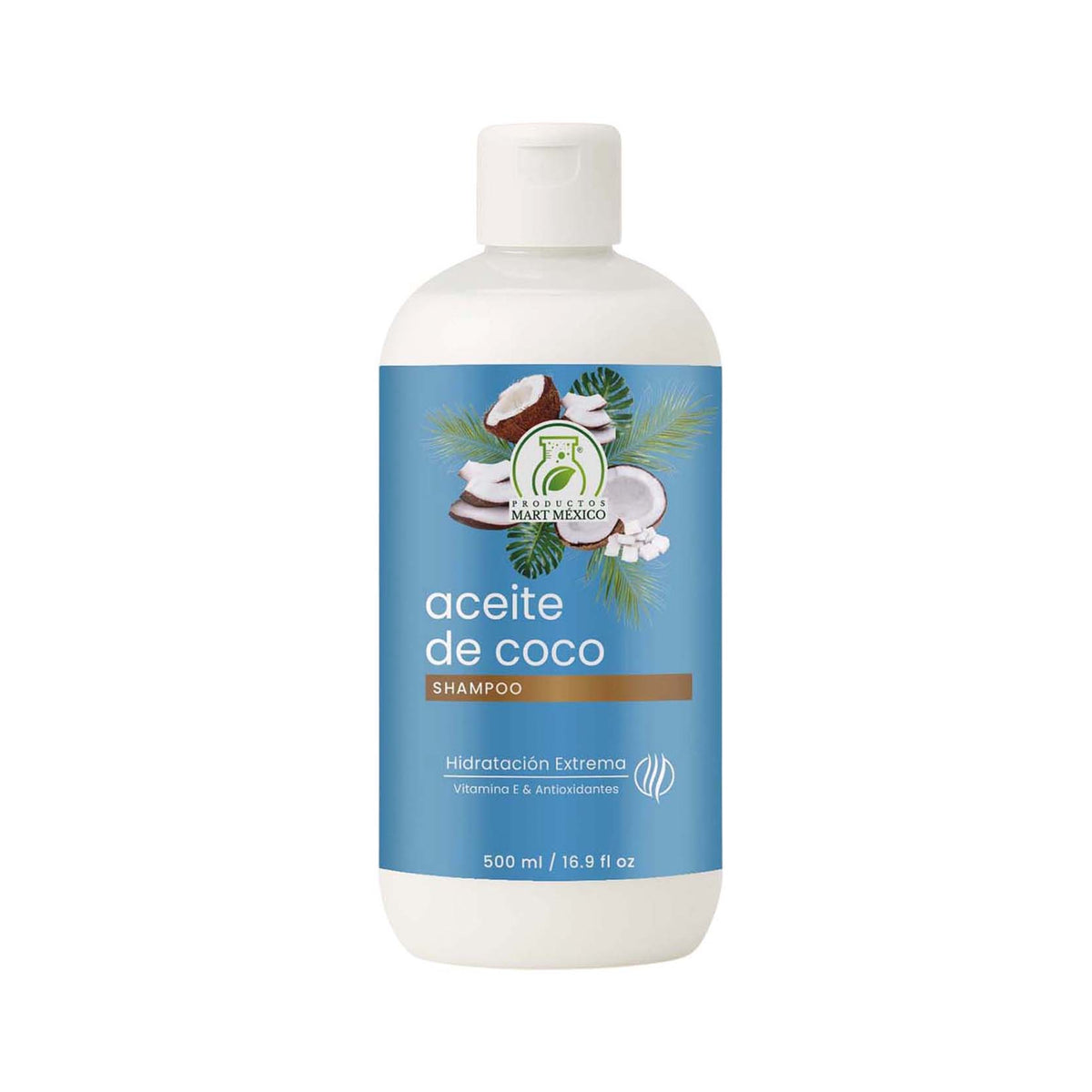 Shampoo aceite de coco hidrata y humecta