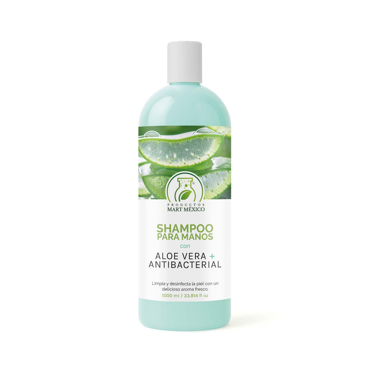 Shampoo corporal antibacterial con aloe vera