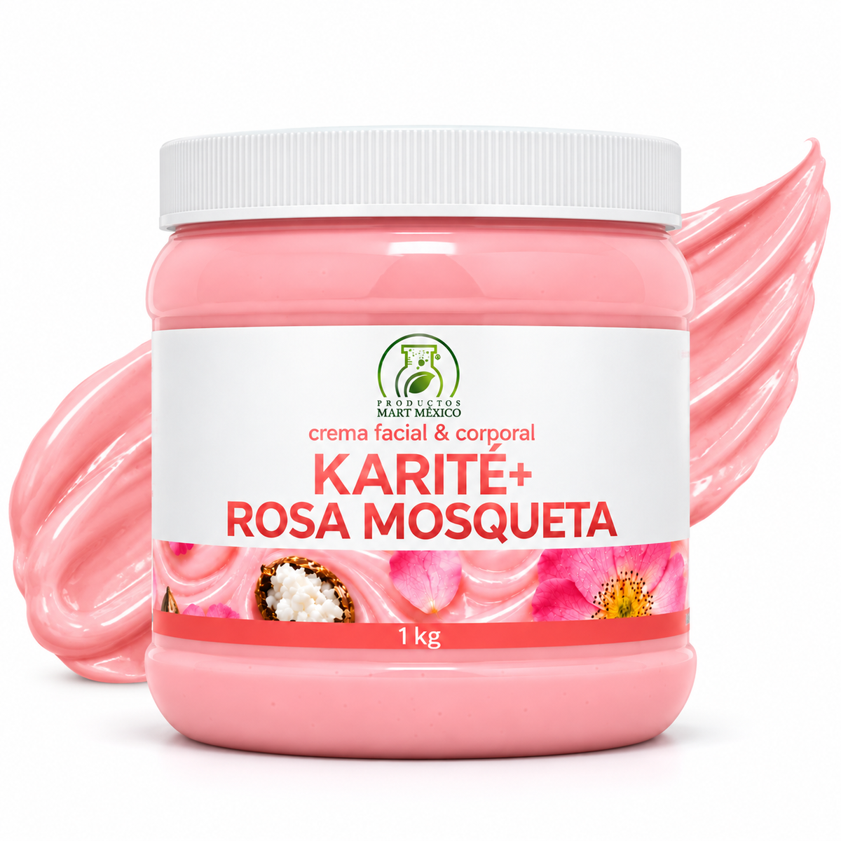 Crema rosa mosqueta + karité regenera y suaviza