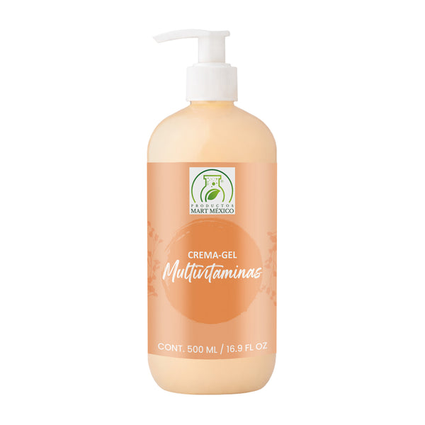 Crema gel facial y corporal multivitaminas luminosidad 500 ml
