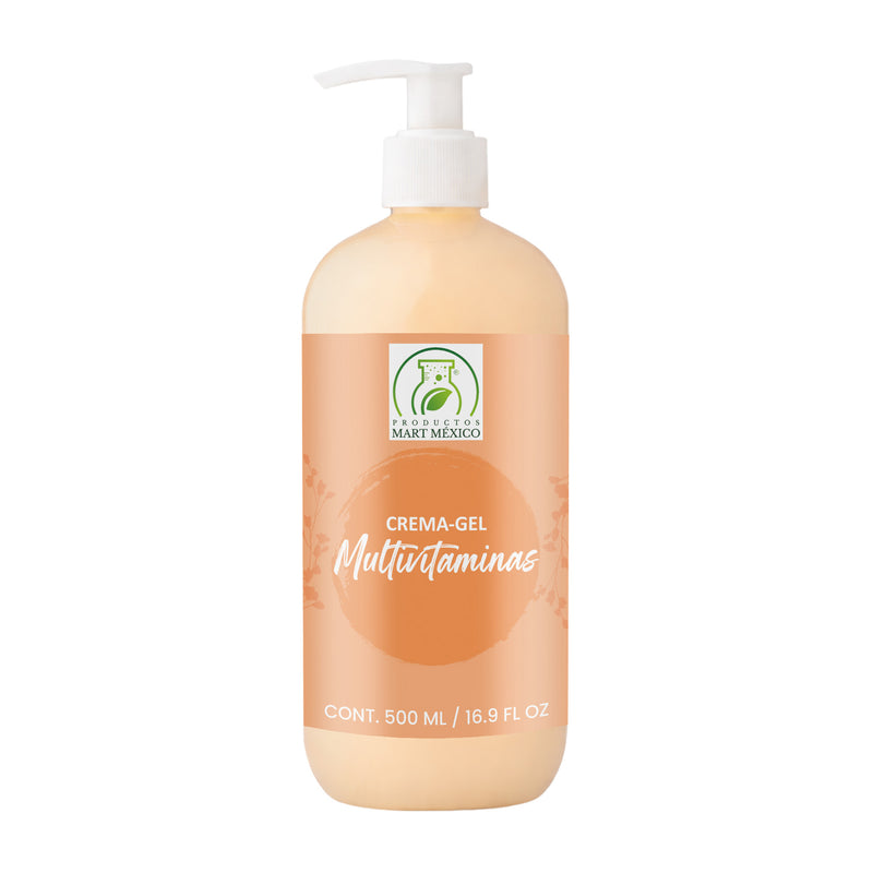 Crema gel facial y corporal multivitaminas luminosidad 500 ml