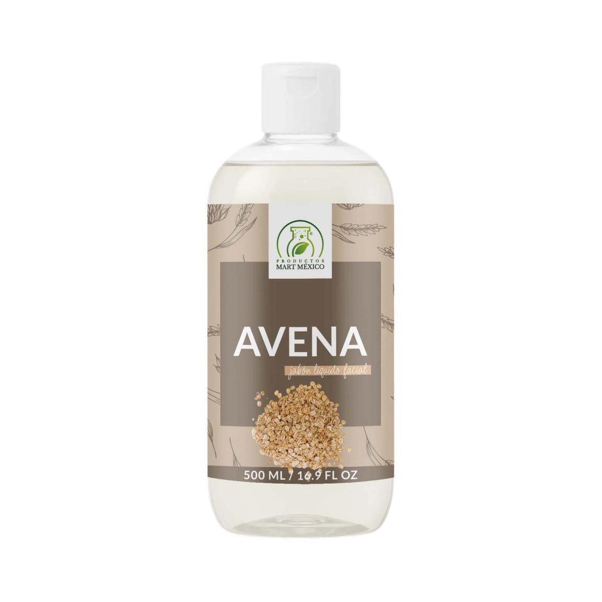 Jabón líquido facial de avena piel luminosa