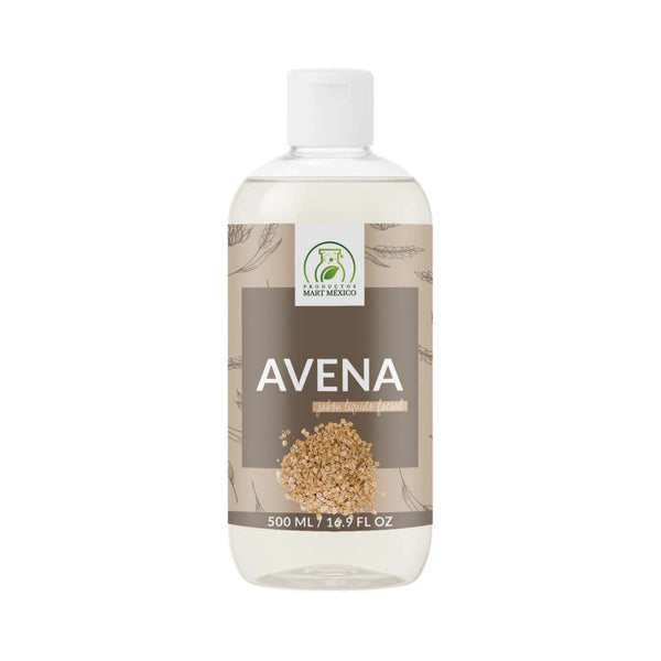Jabón líquido facial de avena piel luminosa