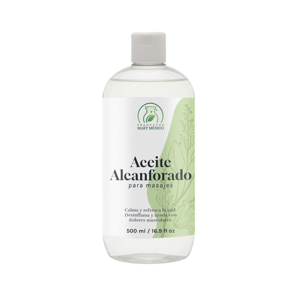 Aceite alcanforado para masajes