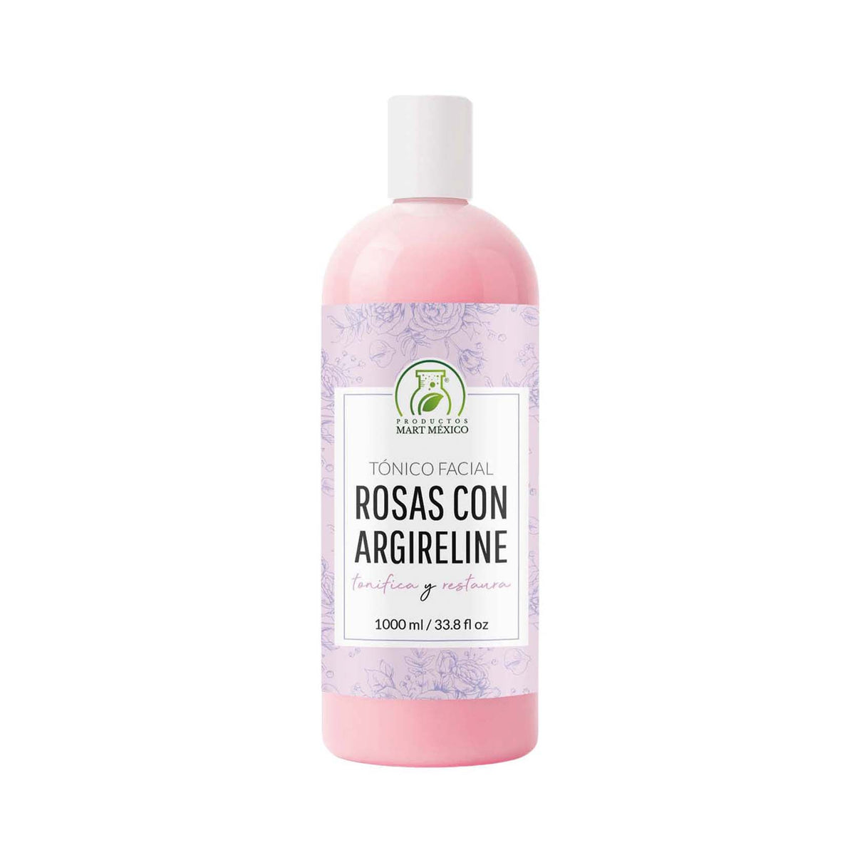 Tónico facial hidratante de rosas con argireline