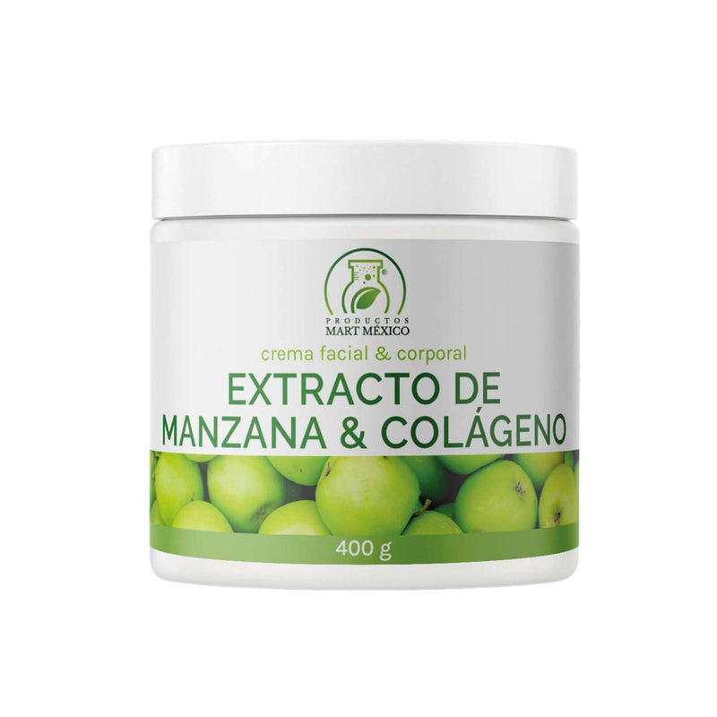 Crema facial y corporal extracto de manzana y colágeno