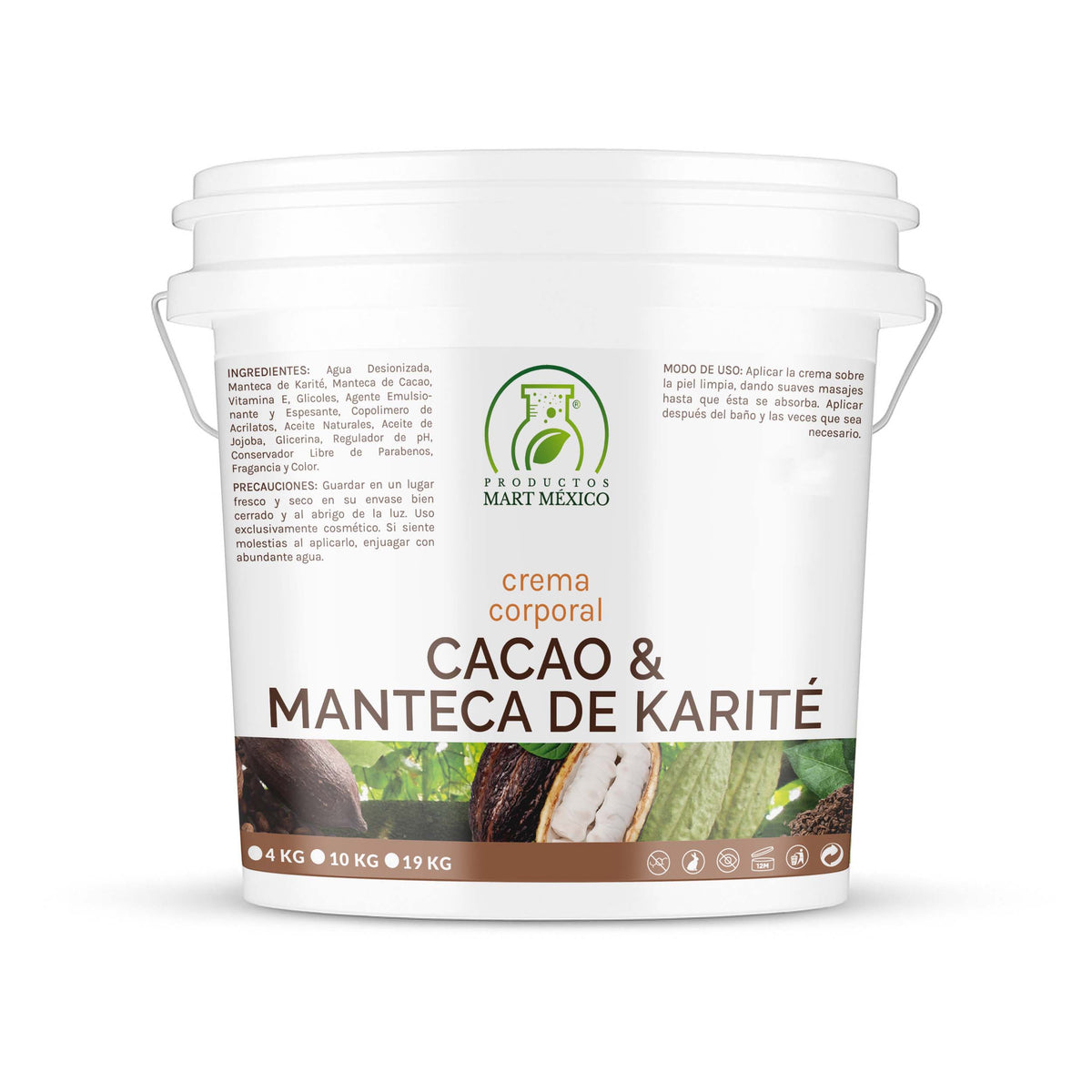 Crema de cacao y manteca de karité antiarrugas