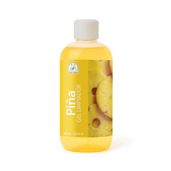 Gel limpiador de piña calmante
