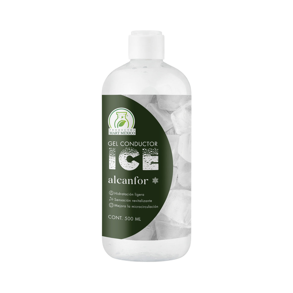 Gel conductor ice alcanfor radiofrecuencia efecto frío