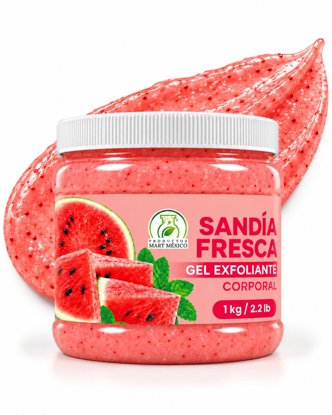 Gel exfoliante sandía fresca suavidad y frescura
