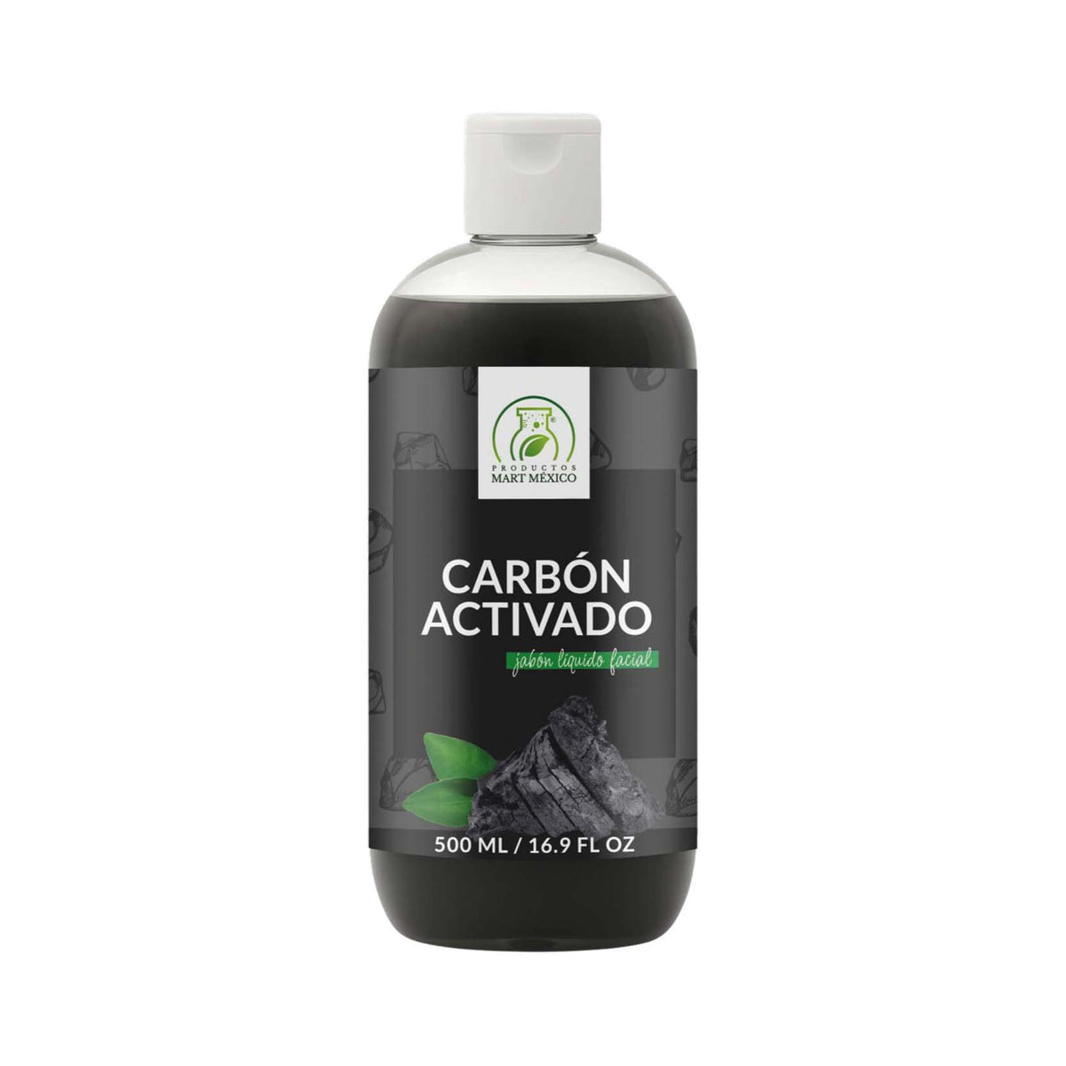 Jabón líquido facial de carbón activado elimina impurezas