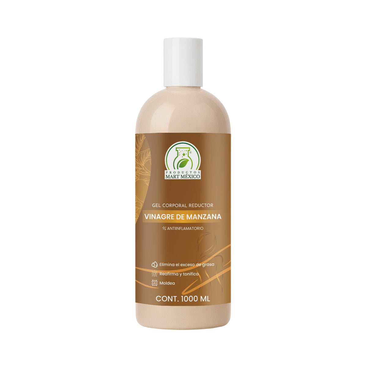 Gel reductivo con vinagre de manzana