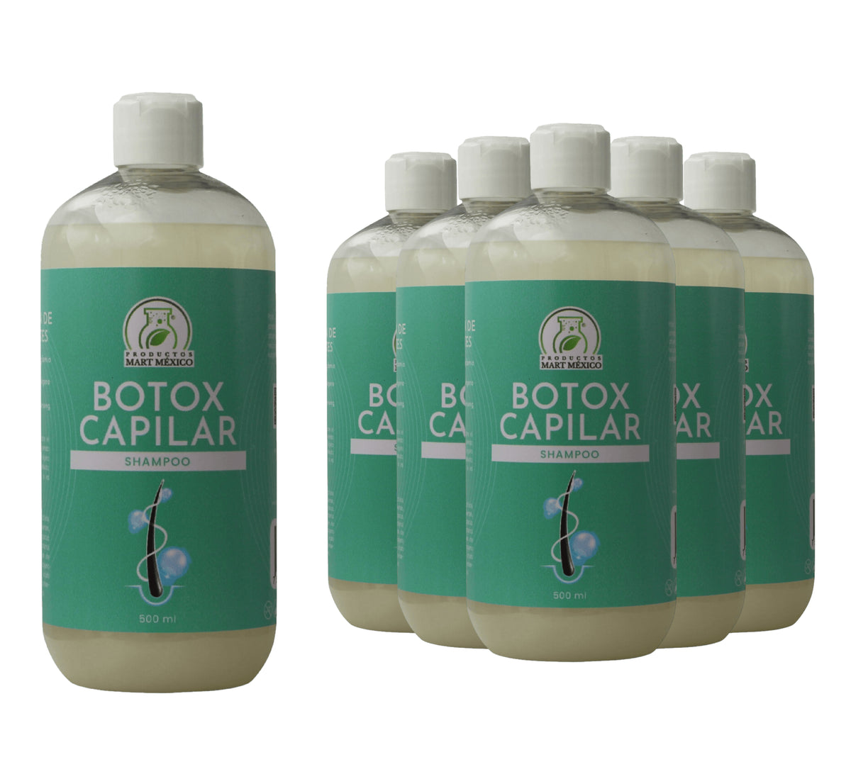 Shampoo capilar efecto botulínico
