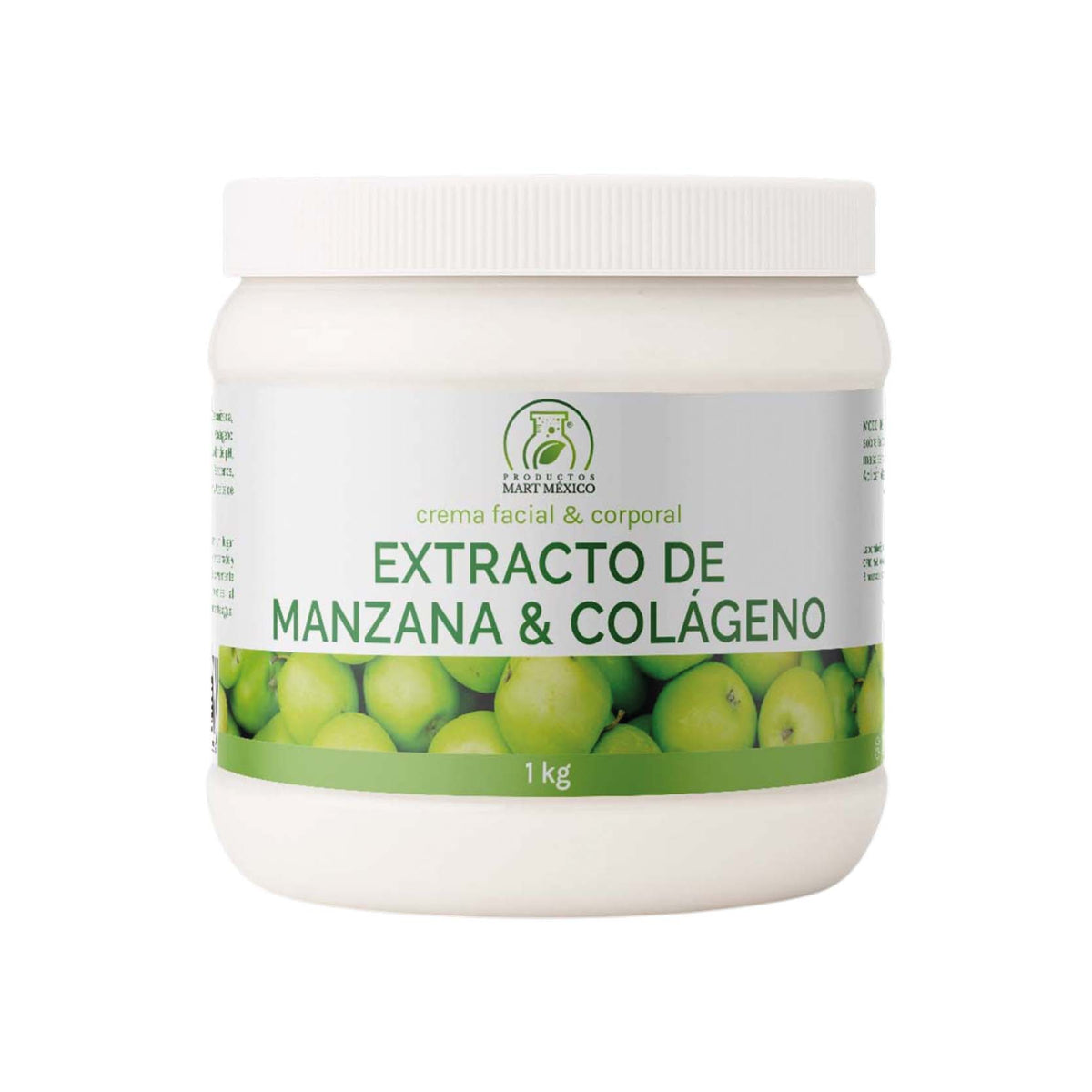 Crema facial y corporal extracto de manzana y colágeno