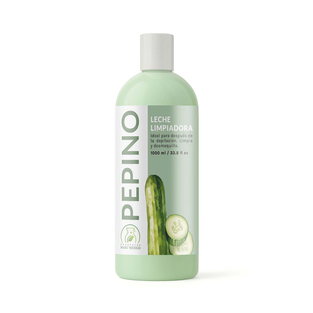 Leche post-depilatorio- limpiadora de pepino