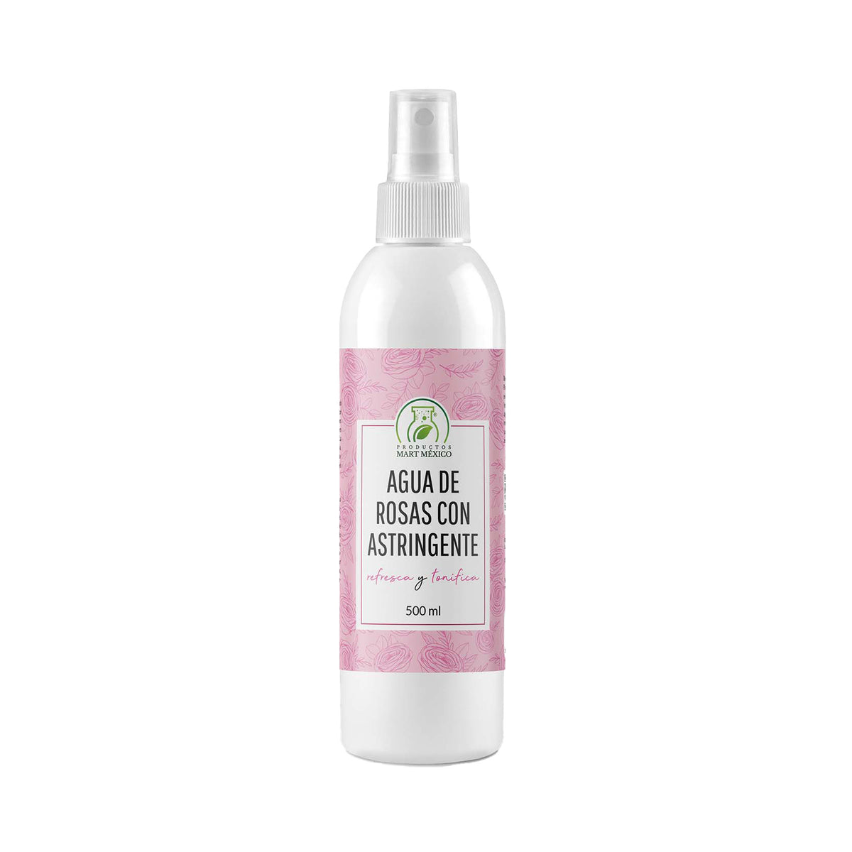 Agua de rosas con astringente