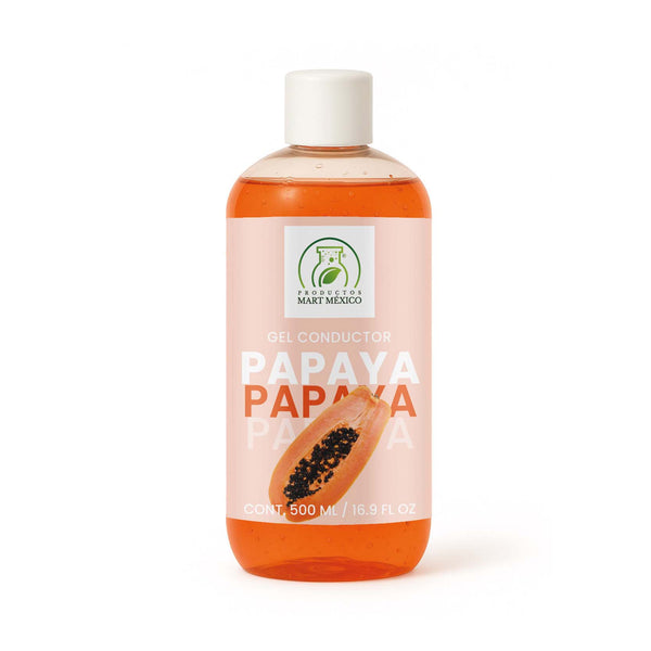 Gel conductor de papaya aparatología
