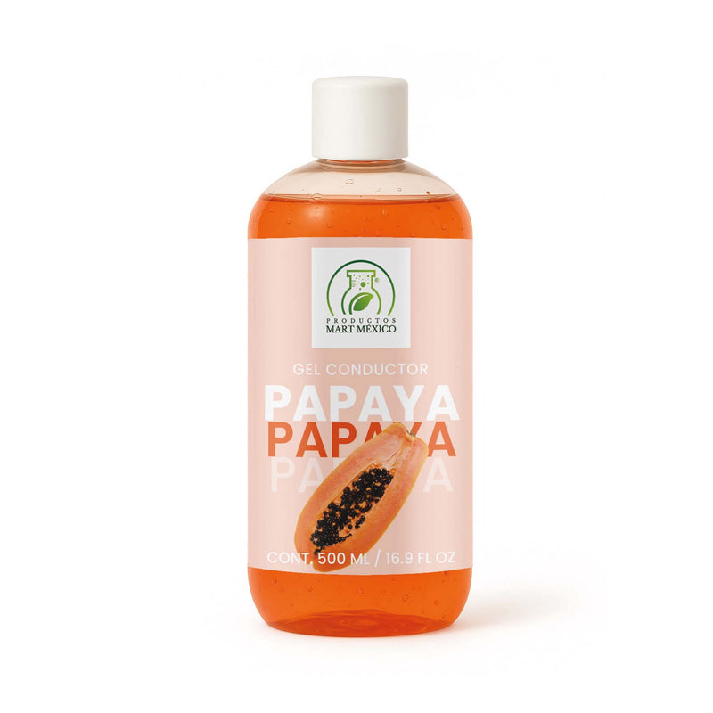 Gel conductor de papaya aparatología