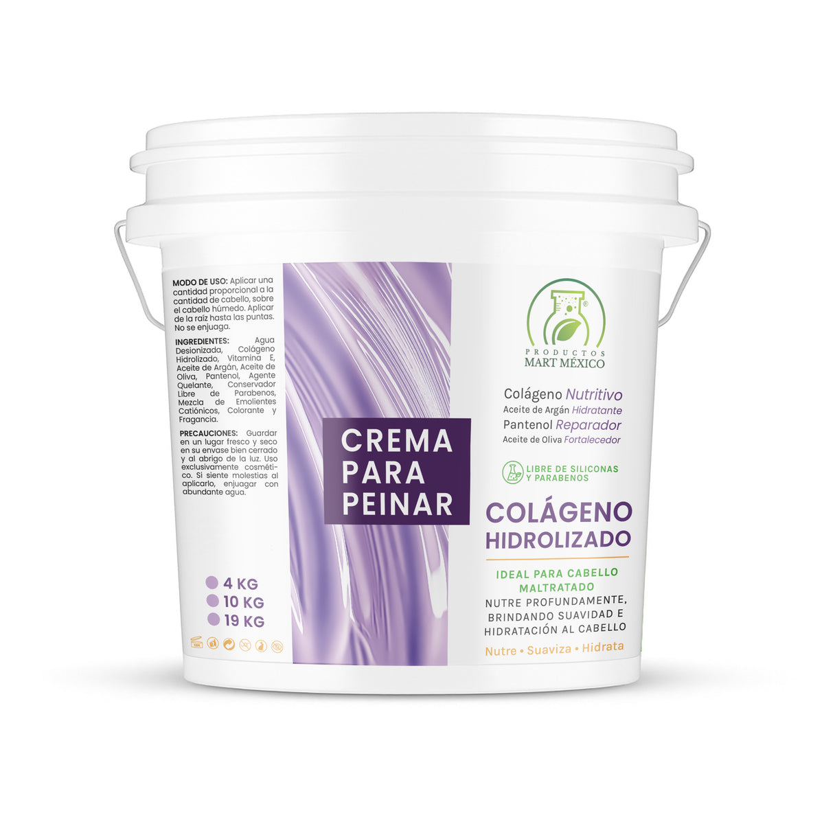 Colágeno hidrolizado capilar reparador