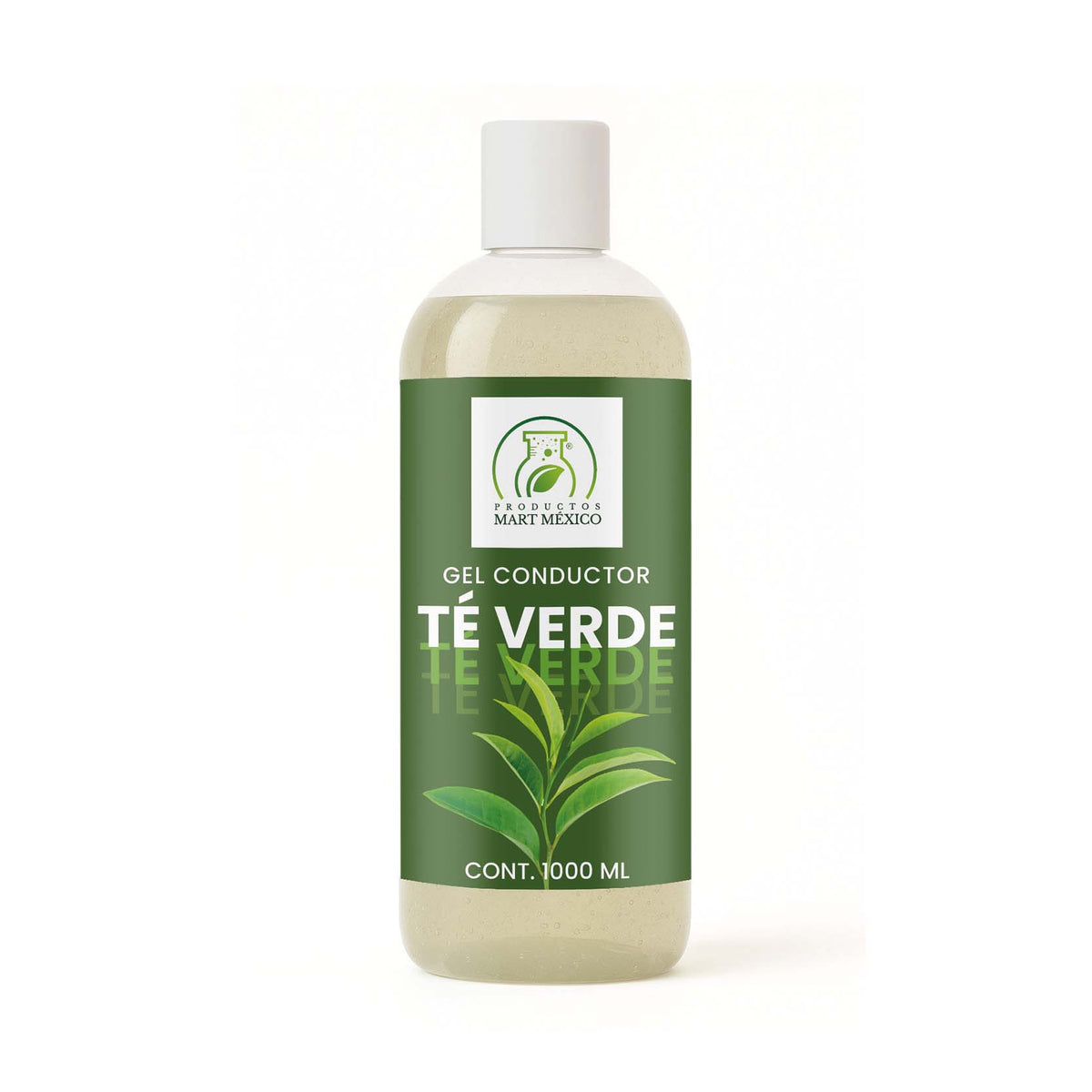 Gel conductor de té verde aparatología