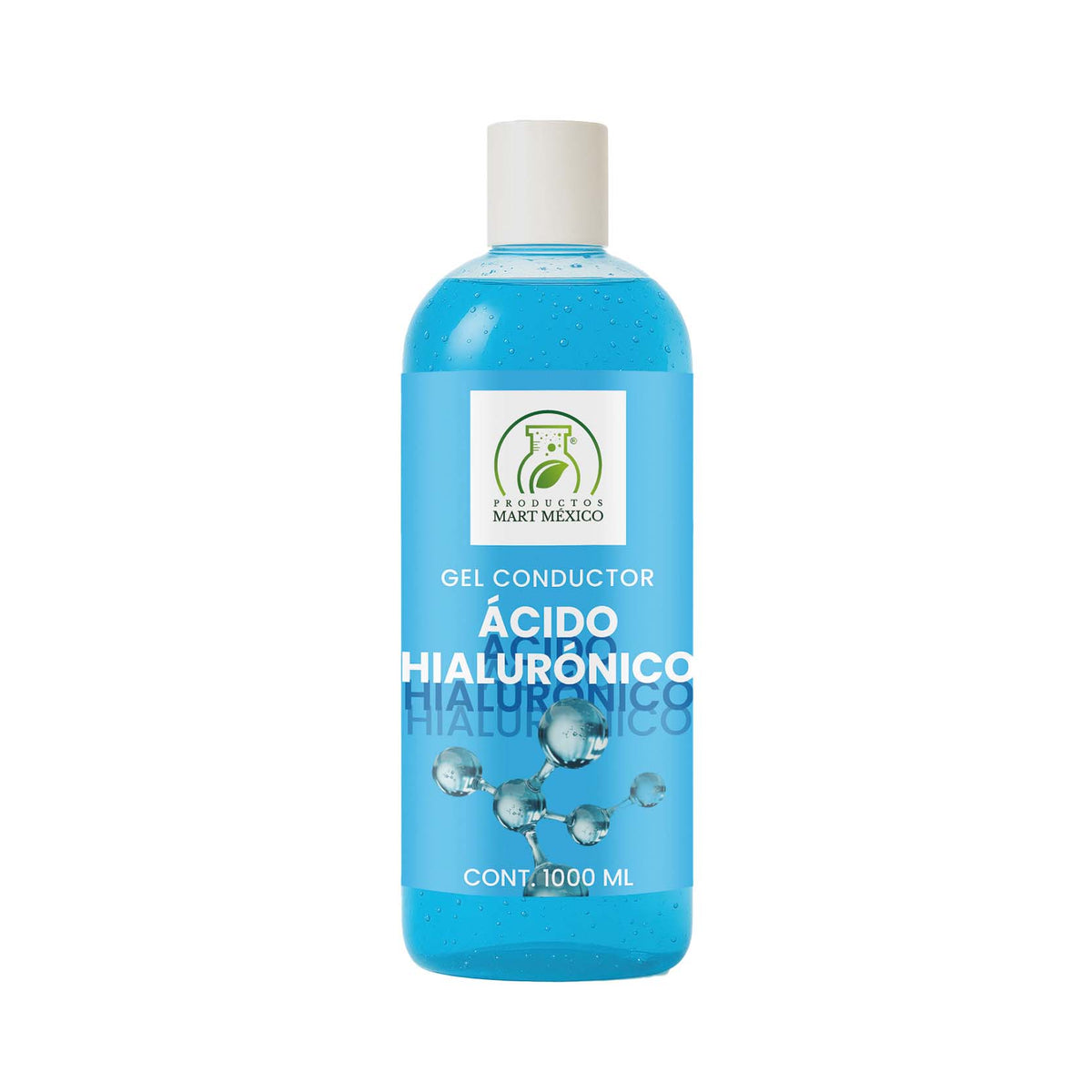 Gel conductor con ácido hialurónico aparatología