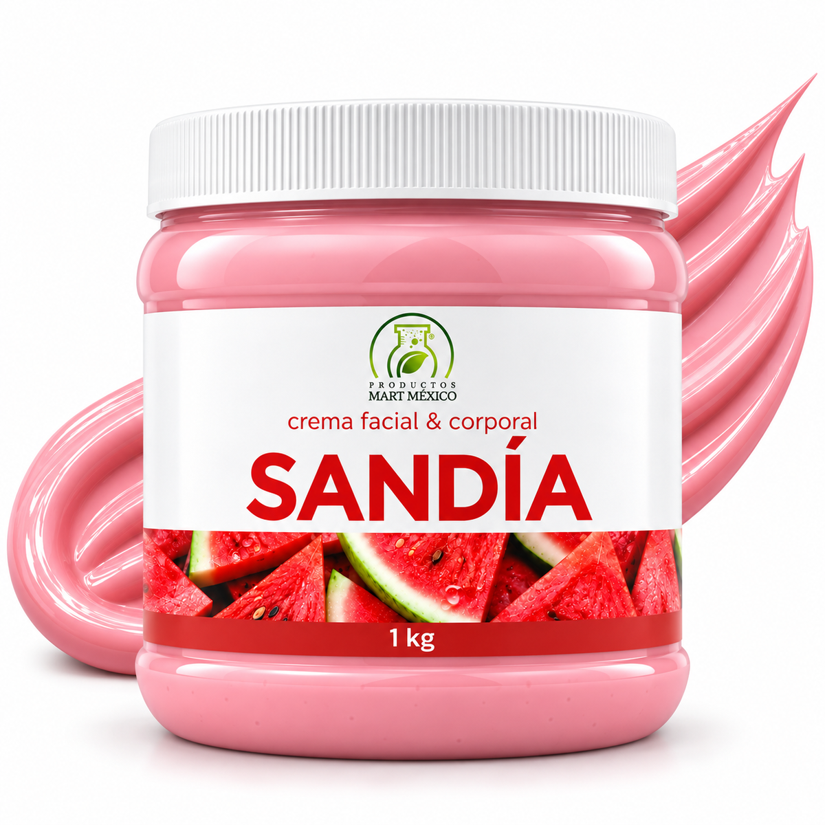 Crema corporal y facial sandía hidrata y refresca