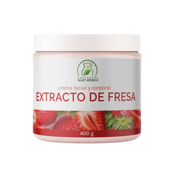Crema corporal extracto de fresa