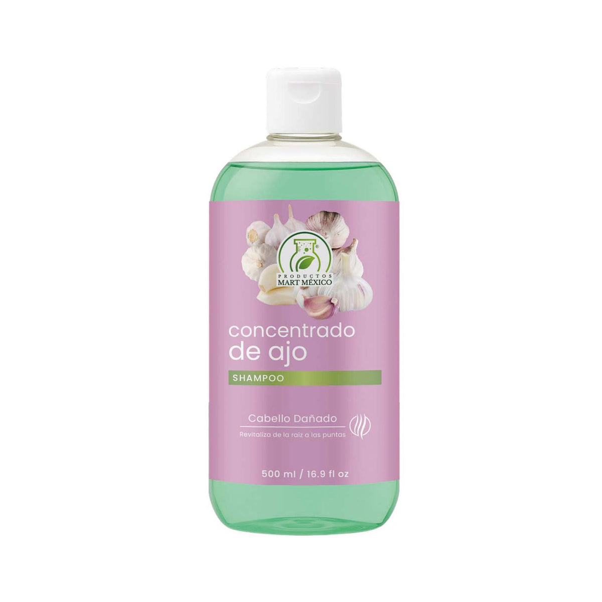 Shampoo capilar concentrado de ajo