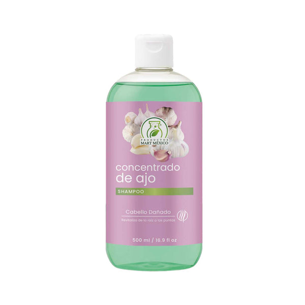 Shampoo capilar concentrado de ajo