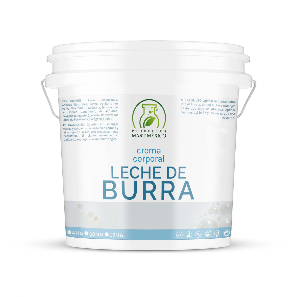 Crema nutritiva de leche de burra humectante
