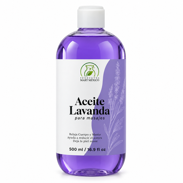 Aceite de lavanda para masajes relajante