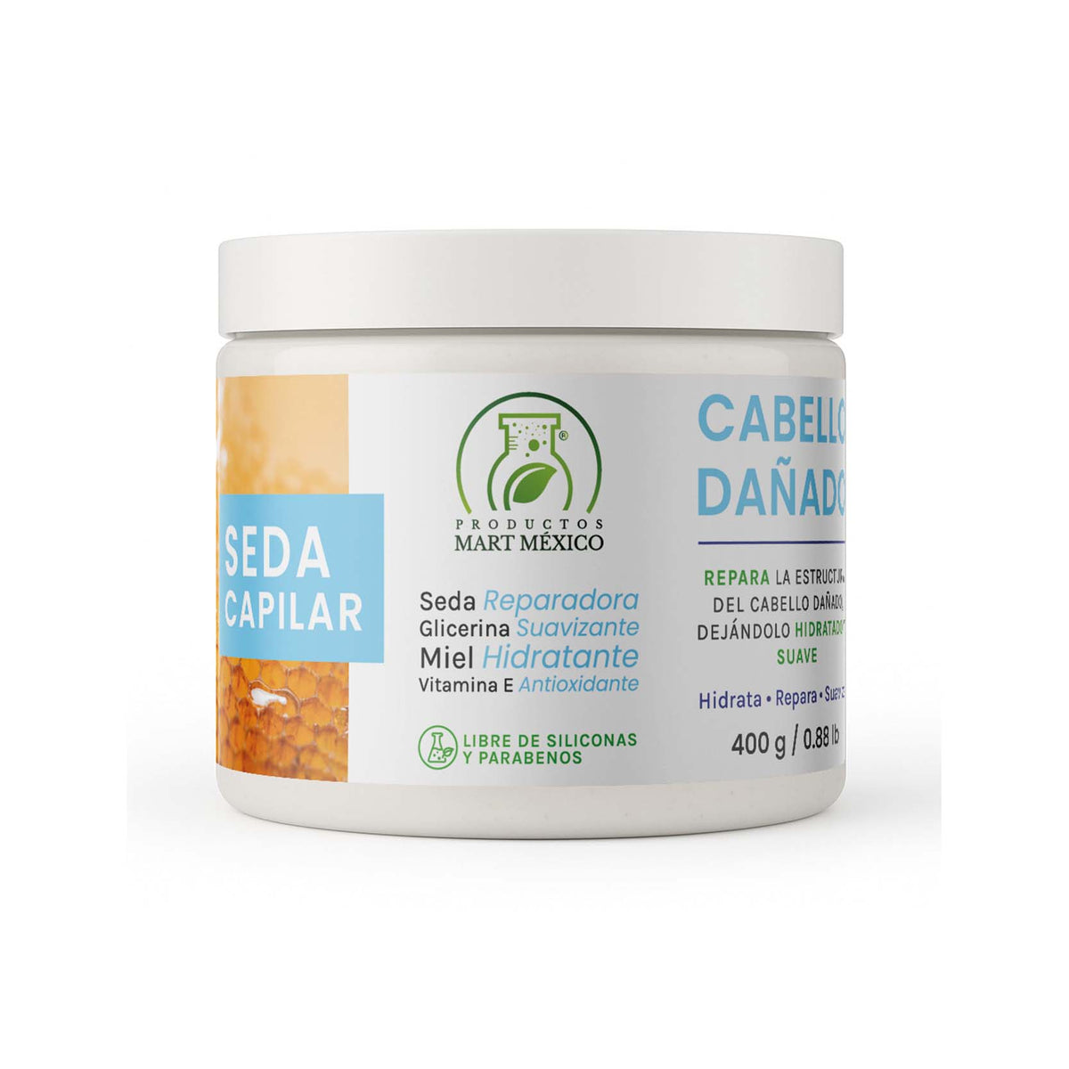 Seda capilar para cabello dañado