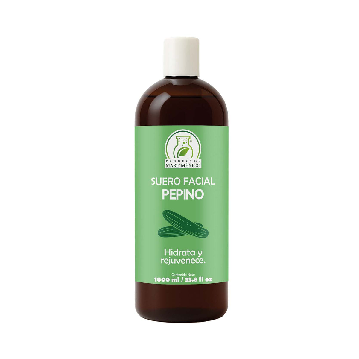 Suero facial de pepino libre de impurezas