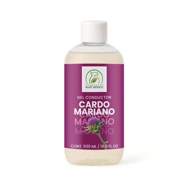Gel conductor de cardo mariano aparatología