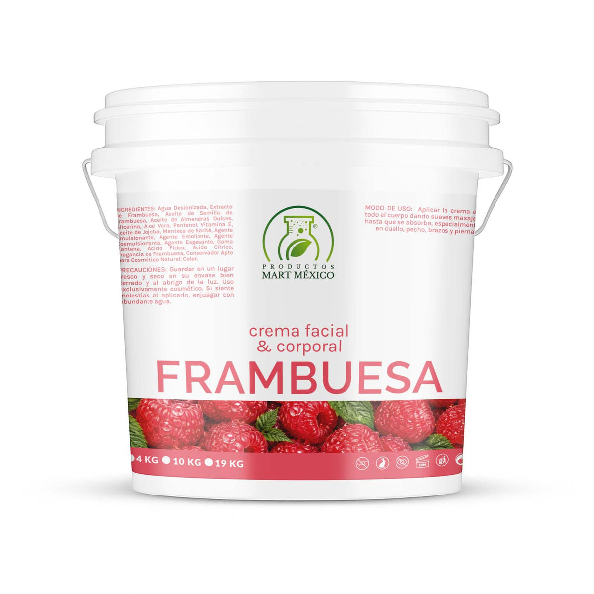 Crema facial y corporal frambuesa revitaliza tu piel