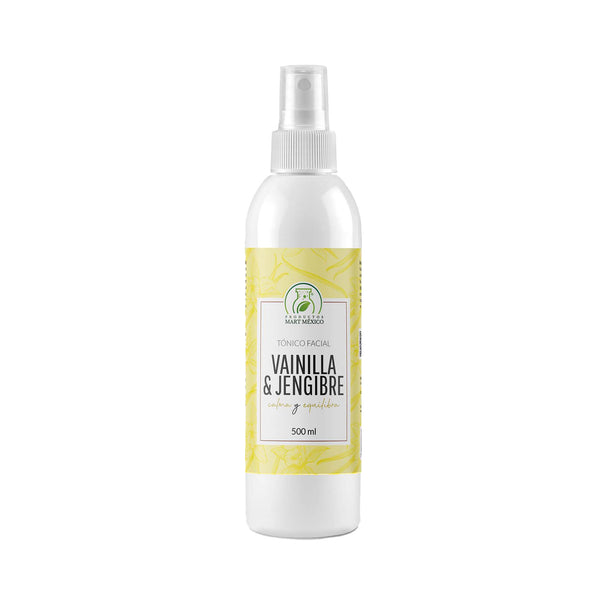 Tónico facial de vainilla y jengibre