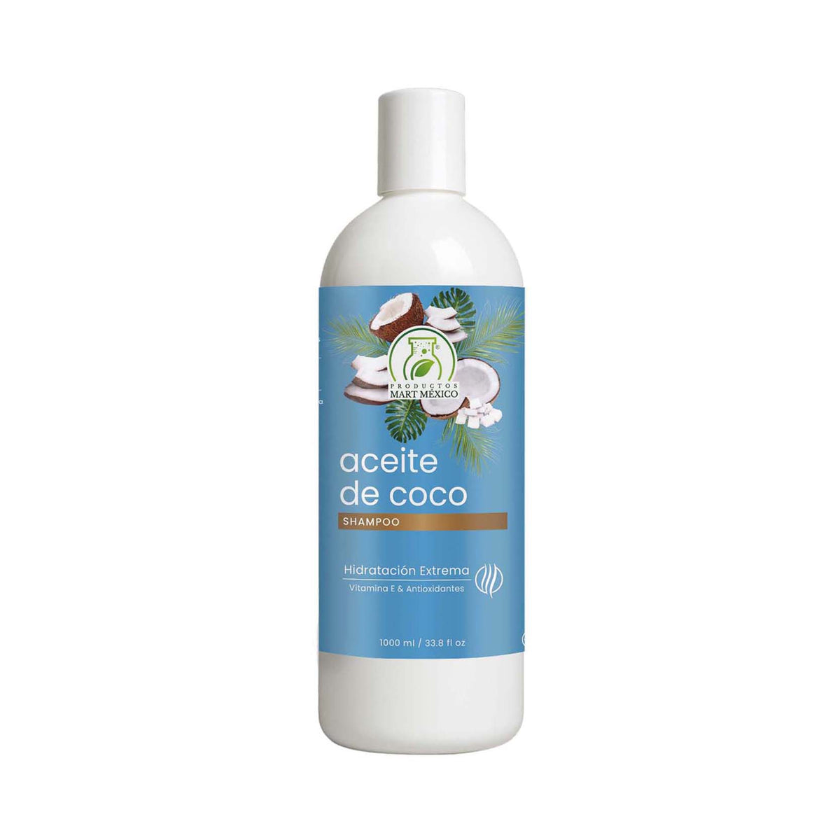 Shampoo aceite de coco hidrata y humecta