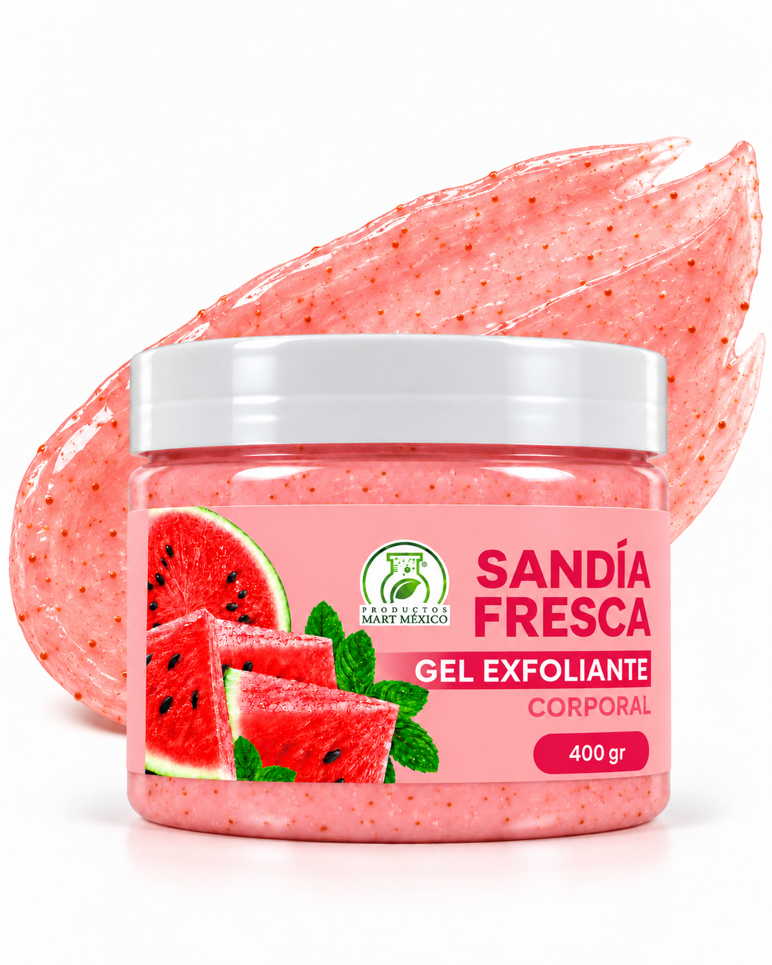 Gel exfoliante sandía fresca suavidad y frescura