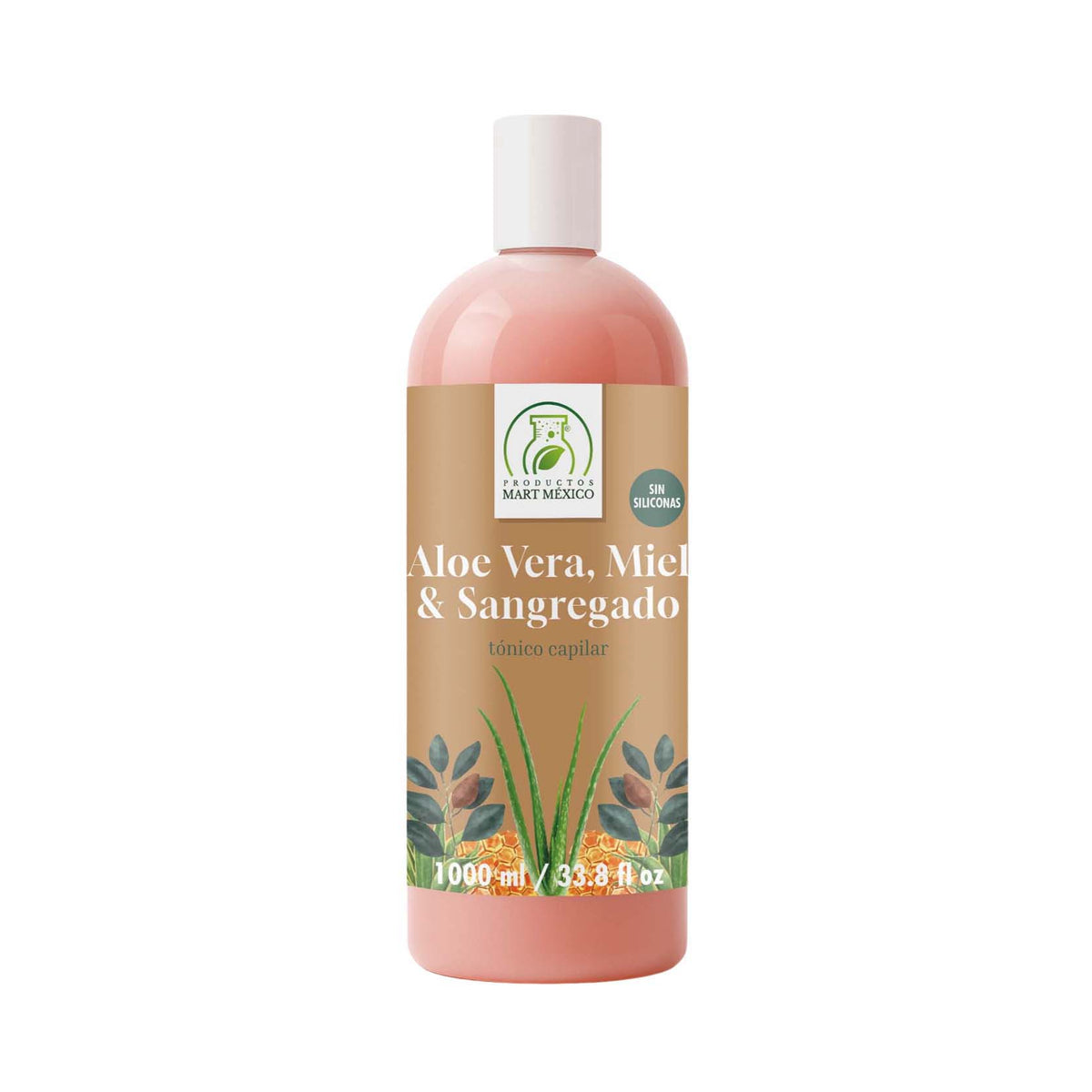 Tónico capilar de sangregado, aloe vera y miel