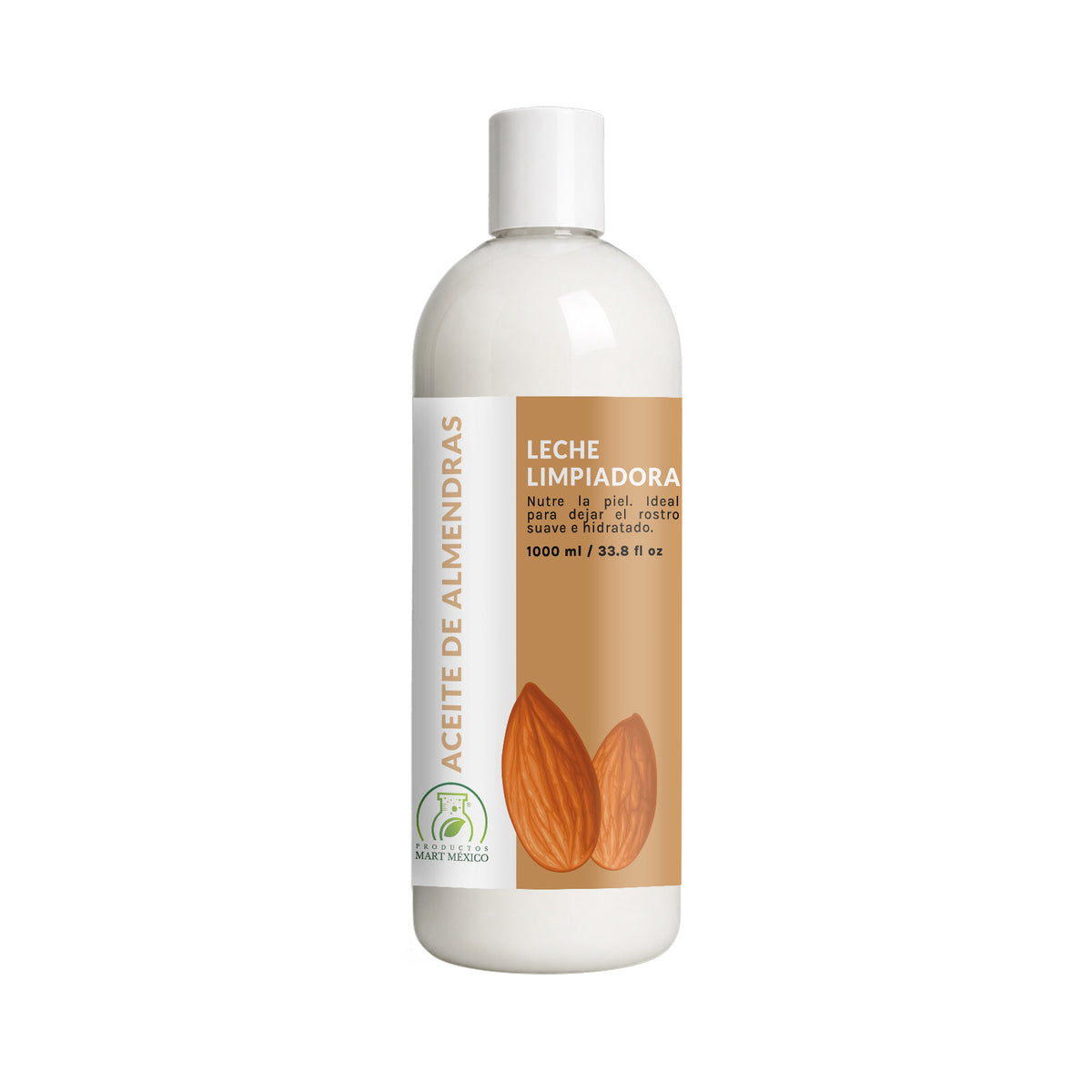 Leche desmaquillante aceite de almendras