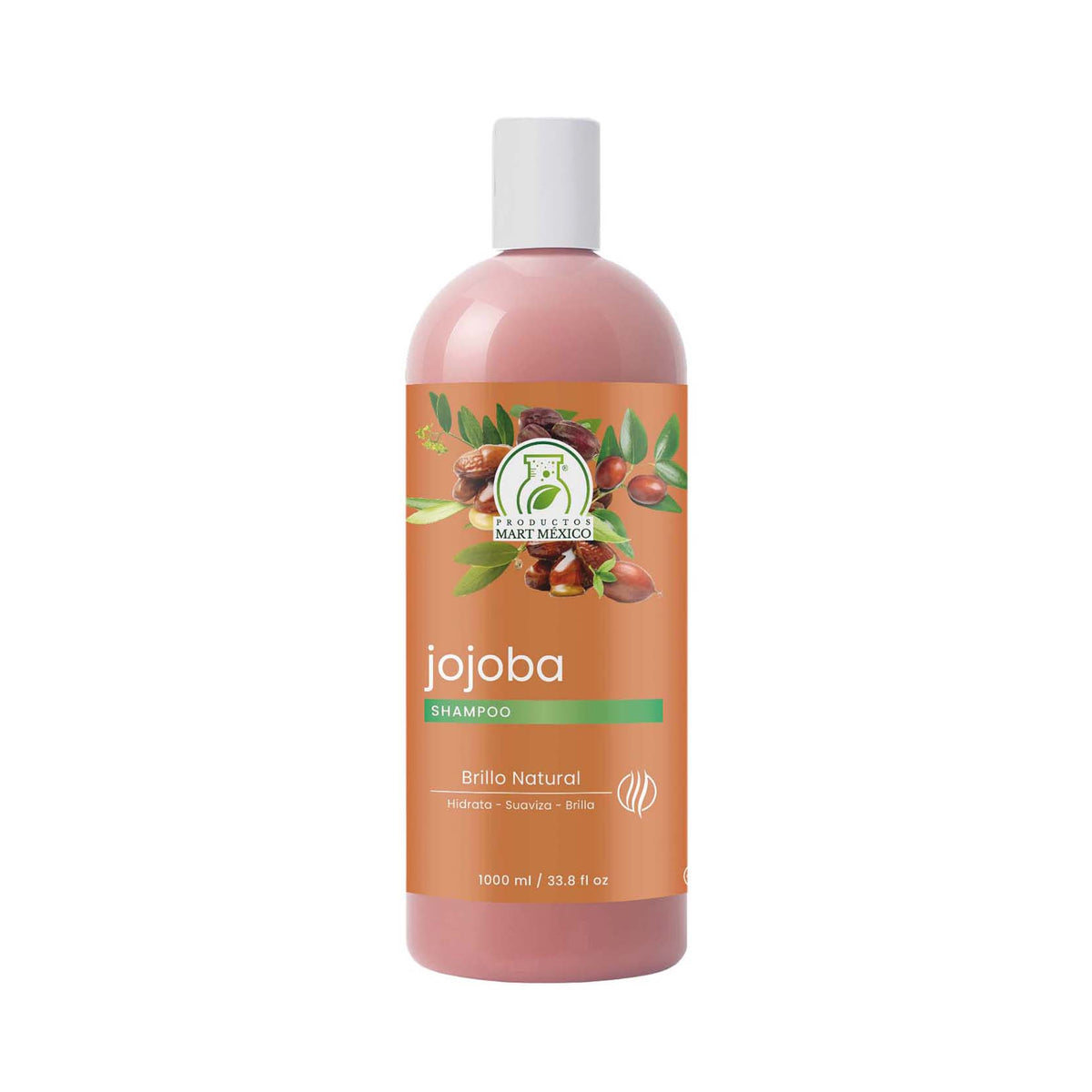 Shampoo de jojoba cabello con brillo