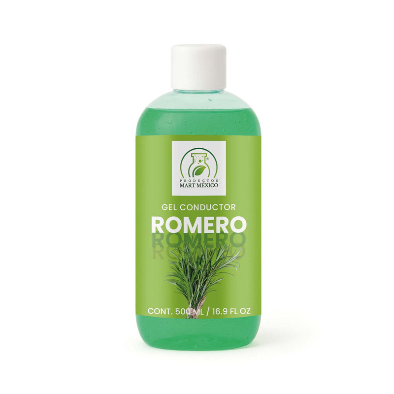 Gel conductor de romero aparatología
