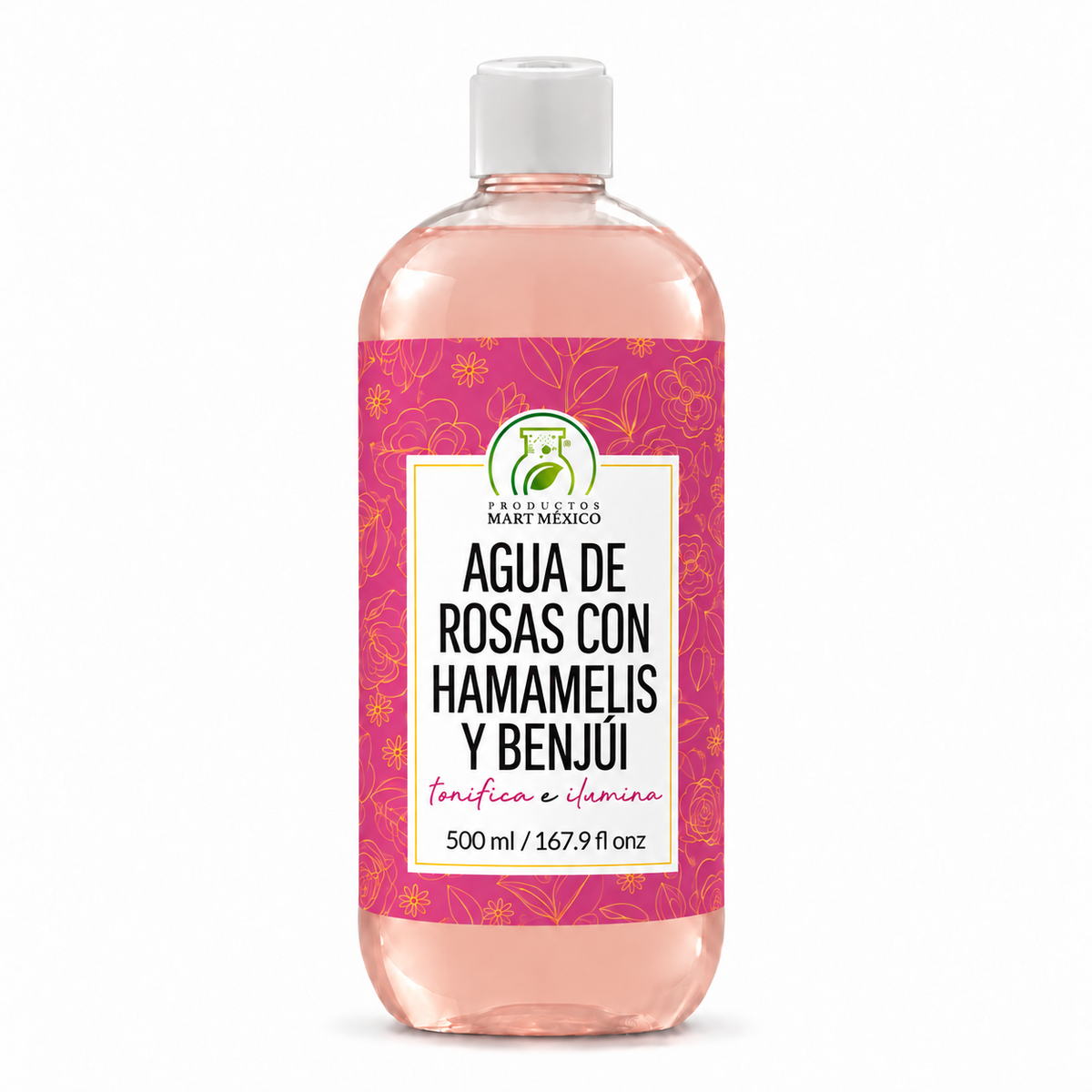 Agua de rosas hamamelis y benjuí tonifica clásica 500 ml