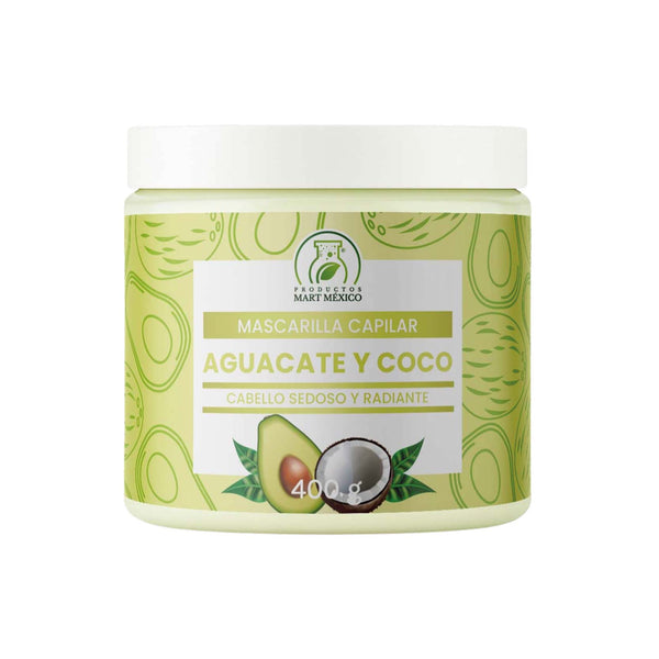 Mascarilla capilar de aguacate y coco