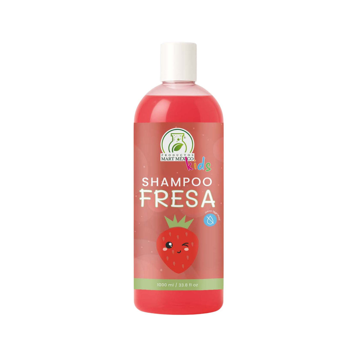 Shampoo capilar de fresa libre de lágrimas kids